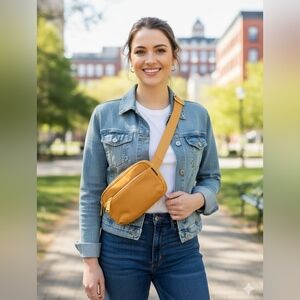 Chic Mustard Crossbody Bag